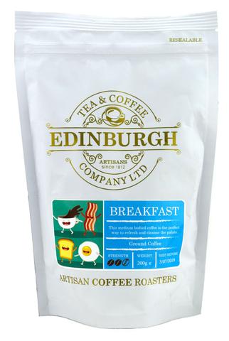 Edinburgh Tea & Coffee Company Breakfast Ground Coffee 200g - Farmshop