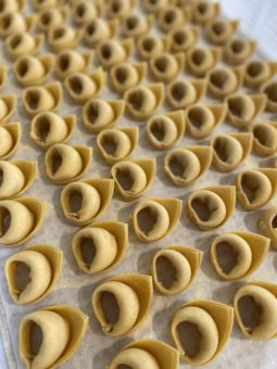 Æmilia fresh east lothian pasta presented neatly on a table 